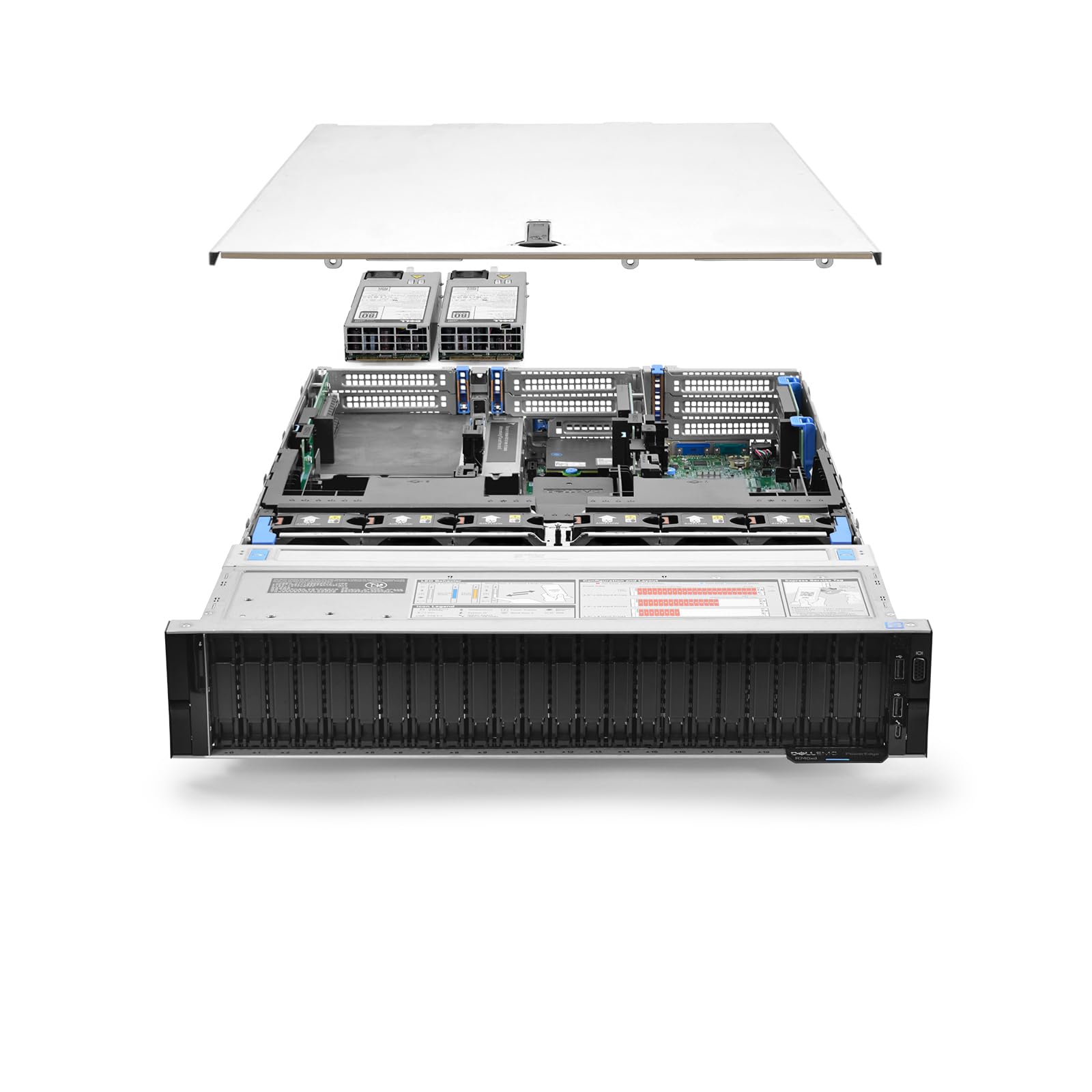 Amazon.com: Dell PowerEdge R740xd NVMe Server 2.50Ghz 40-Core 96GB